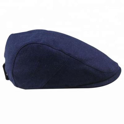 China Customized High Quality Checked Material Beret Stylish COMMON Ivy Cloth Winter Cap for sale