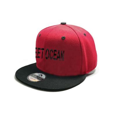 China JOINT Cable Fit Caps Custom Short Bill Snapback Caps For Hip Hop for sale