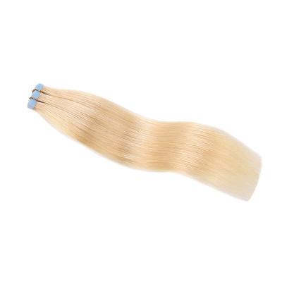 China Tape In Hair Extension ARLANY 20pcs Highlights Silky Straight Hair Bleach Blonde Real Sunny Blonde Tape In Hair Extensions for sale