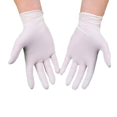 China Medical Exam Medical Surgical Natural Latex Material Hand Gloves for sale