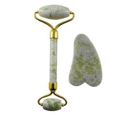 China Whitening Pure Natural Material Beauty Personal Care Roller Massager Jade for sale