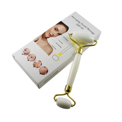 China High Quality Whitening Relax Facial Hot Sale Durable White Beauty Jade Roller Anti Aging for sale