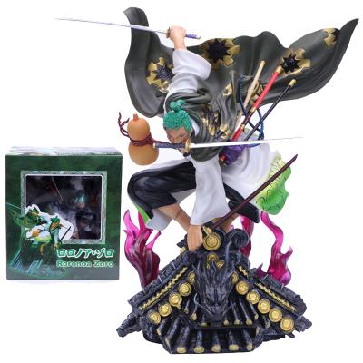 China MODEL edition of TOY One Piece Roronoa Zoro GK action number plus size 31cm collectible toys for sale