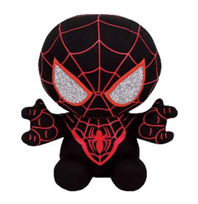 China Ty Beanie Babies Miles Morales Plush Stuffed Animal Toys Sound Doll Gift 15cm for sale