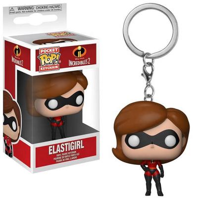 China TOY Funko Pop Increcibles Action Figure Elastigirl Jack-Jack Keychain Toys MODEL 4cm for sale