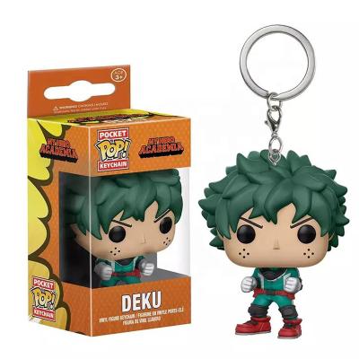 China TOY Funko Pop My Hero Academia Action Number MODEL Deku Bakugo Key Chain Toys 4cm for sale