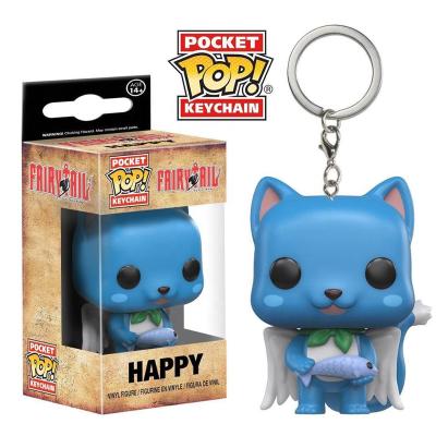 China Funko Pop Fairy Tail 4cm MODEL TOY Funko Pop Happy Head Chain Action Number Toys for sale