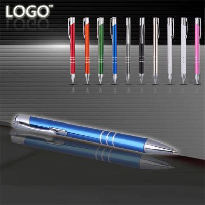 China Factory Price Advantage Pen Promotional Ballpoint Pen Multicolor Metallic Pens With Custom Logo for sale