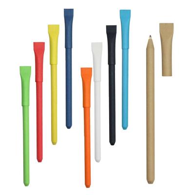 China Unique Design Hot Sale Promotional Cheap Ball Pens Best For School Children Eco Pen Set for sale