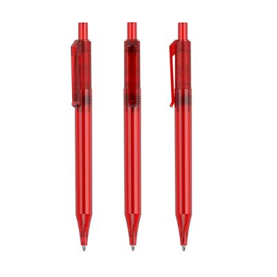 China 2021 New Promotional Pen Custom Fashion Business Ballpoint Plastic Pen 1.0mm for sale