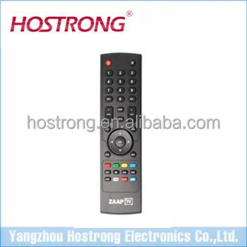 China TV remote control factory sales FOR ZAAP 509 TV remote control HD 509 N and MAAXTV LN5000 for sale