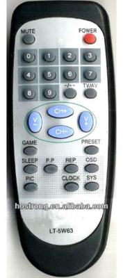 China TV remote control for Nobel TV 5W63 for sale