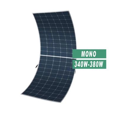 China Home Generation Hot Selling Portable Flexible Solar Panels 340w-380w Monocrystalline Photovoltaic Solar Panel for sale