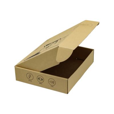 China Recyclable Custom Book Shaped Biodegradable Corrugated Display Boxes With Insert for sale