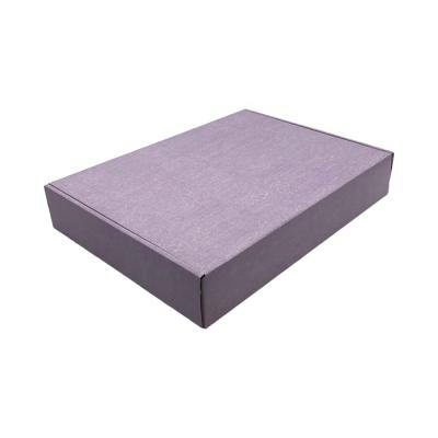 China Recycled Durable Purple Package Cardboard Corrugated Paper Wine Mailing Paper Boxes Making Materials Supplier for sale