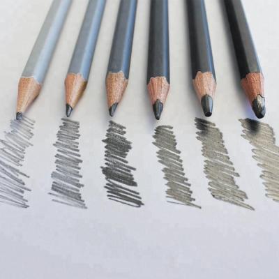 China Sketching High Quality 12pcs Graphite and Charcoal Sketching Pencil Set for sale