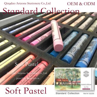 China Good Art Manufacturer Supplies High Quality 12/24/36/48 Colors Non-Toxic Artist Pastels Square And Round Dry Chalk For Professional for sale