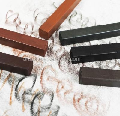 China Office & School Pencil High Quality Woodless Pastel Graphite Drawing Earth Tones Non-Toxic Art Supplies No Advance Ketch Pencil Ticket Wood Art Set for sale