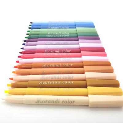 China Non-Toxic New Design Custom Private Label PP Color Maker Highlighter Bar Water Based Pen for sale