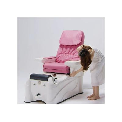 China Modern Salon Furniture Luxury Nail Pedicure Chair For Sale Beauty Manicure Folding Slide Out Tubeless Pedicure Chair for sale