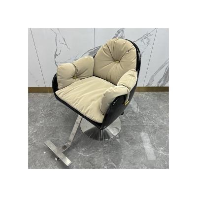 China Modern Khaki Barber Chair Barber Chair Barber Salon Furniture Kids Salon Chair Price for sale