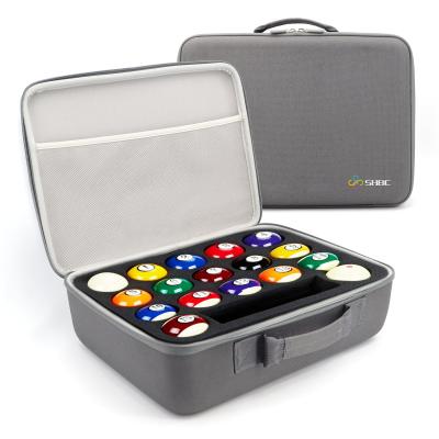 China Portable for Travel Custom Portable Tray Billiard Snooker Cue Balls Case Box Carry Bag for sale