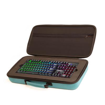 China Custom Travel EVA Computer Mechanical Keyboard Carrying Hard Case Bag Shockproof for sale