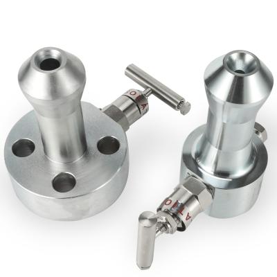 China General High Pressure Brown Beer ASNI B16.5 Stainless Steel Weld Block And Flange Connection Dbb ValveDouble Monoflange Drawoff Needle Valve for sale