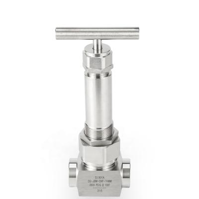 China General Welding 304L 316L Stainless Steel Switch Plug Connetions 1/2 in. Swagelok ValveInstrument High Pressure Bellows Seale Globe Valve for sale