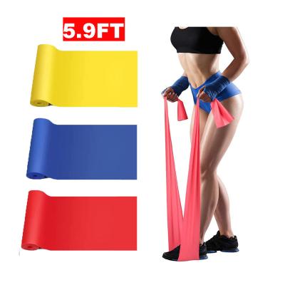 China Durable Elastic Band Gym Strength Training Resistance Bands Custom LOGO GYM Yoga Exercise Bands Physiotherapy Lower Body Fitness for sale