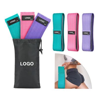 China Durable Elastic Band Gym 3 Levels Exercise Custom Logo Booty Gym Yoga Fitness Bands Workout Resistance Bands For Legs And Butt for sale