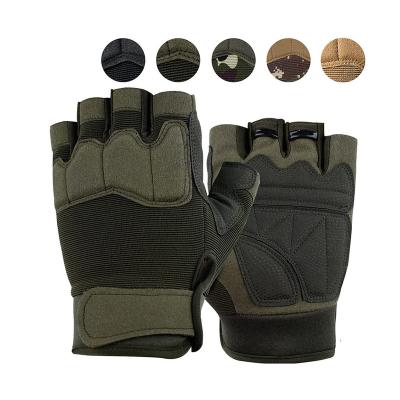 China Military Fingerless Gloves Half Finger Hunting Cycling Motorcycle Hiking Climbing Driving Sports Fitness Cycling Gloves for sale