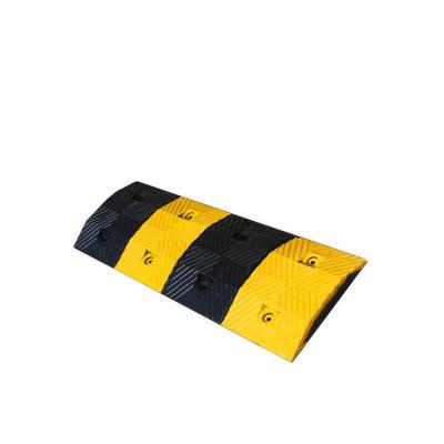 China Anti-pressure factory direct sale road school district unit special rubber speed bump for sale