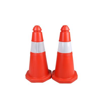 China Orange Rubber/Plastic/PVC/EVA Hot Sale Road Safety PVC Traffic Cone for sale