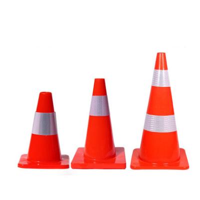 China Rubber/Plastic/PVC/EVA Direct Selling Pvc Red Road Roadblock Traffic Cone for sale