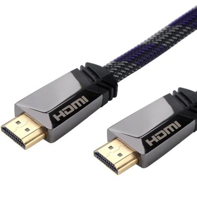 China Zinc alloy speaker hdmi cable 8k 4k 60hz 0.5m 3m price 10m hdmi cable 2.1 for ps2 ps3/ps4 for sale