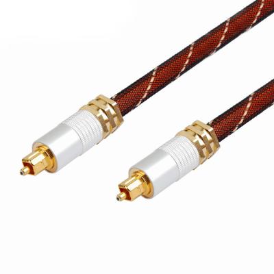 China Sensitive PS4 Toslink Speaker Digital Fiber Optic Cable Braided 6 Feet Toslink Fiber Optic Digital Audio Cable for sale