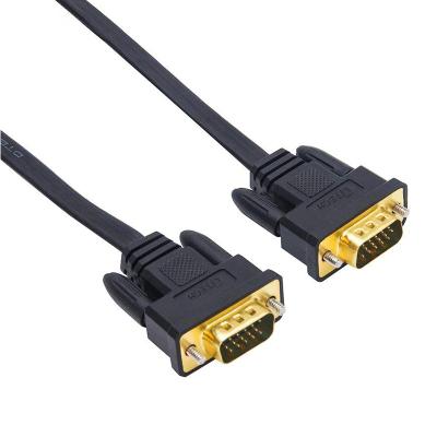 China For iPod Gold Connector 15m 5feet 15pin VGA Male To Male VGA To AV Converter for sale