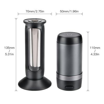 China New Alu+abs Electric Wholesale Cigarette Grinder Cylindrical Cigarette Filler Filling Automatic Grinder for sale