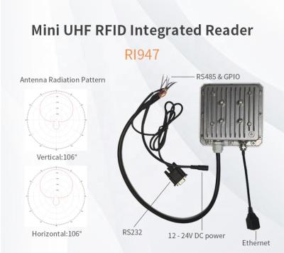 China Built-in Small Size Rfid Reader CIRFID Waterproof INDY R2000 Chip Smart Passive 6dBi Antenna RFID UHF Small Size Reader for sale