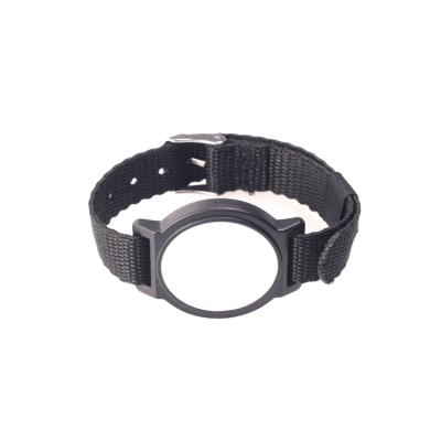 China 125khz Chip Black RFID High Quality Waterproof/Waterproof Adjustable Wristband Nylon Wristband for sale