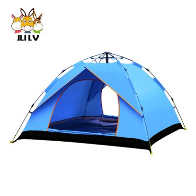 China Outdoor Entertainment Ready Boat Cheap Price Puppy Up Automatic Open 1-3 Person Raising Camping Tent for sale