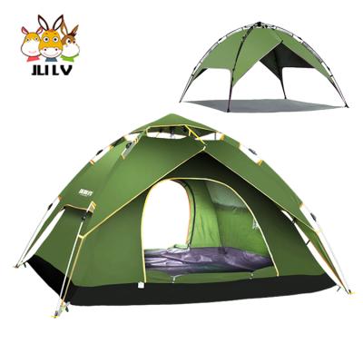 China Fiberglass 2 Use Shelter Camper Tent Outdoor Tent With 3-4 Person Play for sale