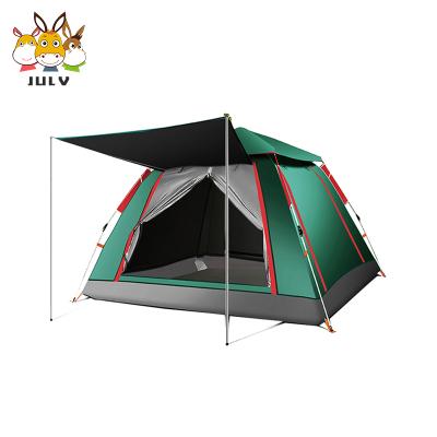 China Straight Tie Type Factory Outle Camping Tent, 4 6 Person 60 Seconds Set Up, Waterproof Tent with Top Rainfly, Instant Cabin Tent with Advanced VE for sale