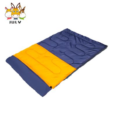 China Outdoor Camping Hiking China Travel Product 2 Person Sleep Warm Feel 3 Season Use Outdoor Double Hiking Sleeping Bag for sale