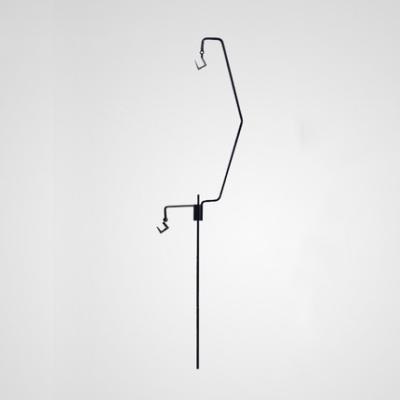 China Modern Shepherd's Hooks, Black, Made of Premium Metal for Hanging Solar Lights, Bird Feeders, Mason Jars, Flower Basket for sale