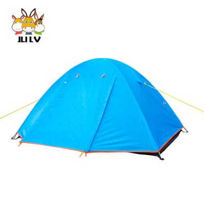 China Factory price 2000-3000mm double 4 person waterproof aluminum layer of season mountain tent 2 for sale