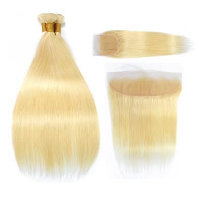 China Clean Soft Virgin Mink Brazilian Hair Virgin Cuticle Aligned Brazilian Human Hair Virgin Hair 613 Bundles With Closure for sale