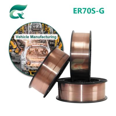 China Fios de soldagem MIG sólidos revestidos com cobre ER70S-G personalizáveis para aço CO2 liga de aço carbono à venda