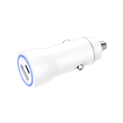 China USB C Car Charger 18W Dual Port QC PD Car Charging 36W Charger and Max 18W for sale